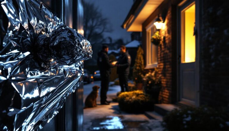ontdek waarom politieadviseurs het gebruik van aluminiumfolie rond de deurklink 's nachts aanbevelen voor extra veiligheid en inbraakpreventie.