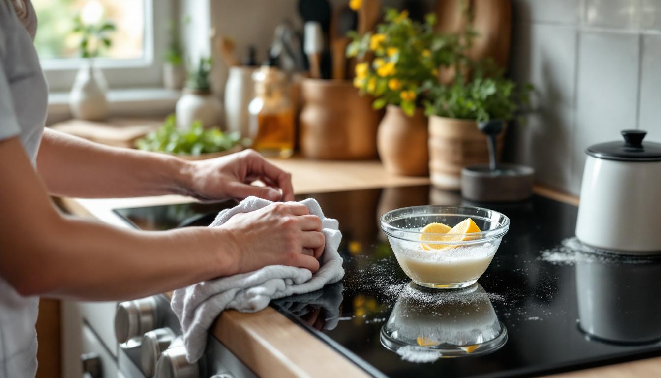 effectiever dan azijn: dit ingrediënt verwijdert moeiteloos witte aanslag van kookplaten en zorgt voor een stralend schone keuken.