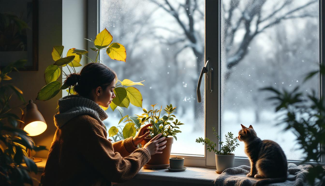 ontdek waarom het plaatsen van kamerplanten bij het raam in de winter vaak een fout is en hoe je je planten het beste kunt verzorgen tijdens het koude seizoen.