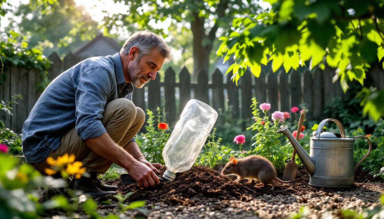 ontdek hoe plastic flessen effectief ratten in je tuin kunnen verdrijven met deze populaire nederlandse truc die viraal gaat.