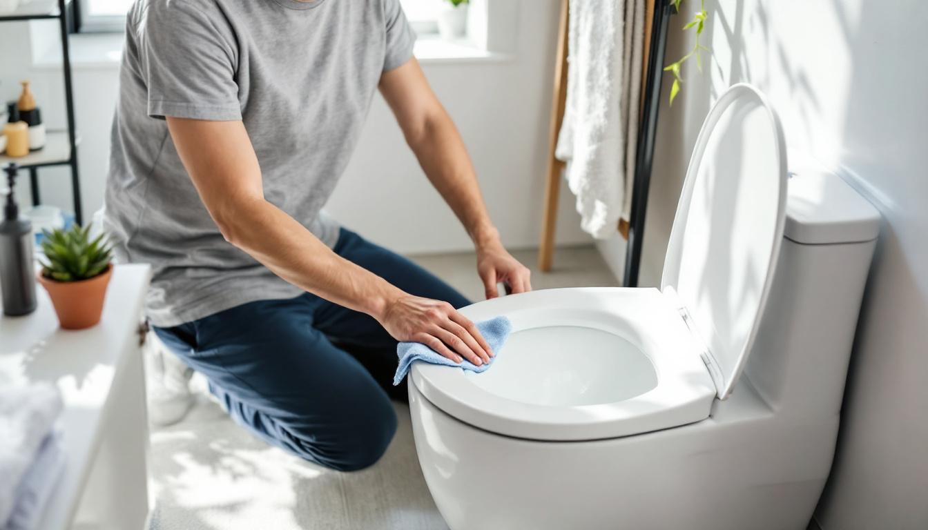 ontdek de eenvoudige methode om je toilet grondig schoon te maken zonder citroen of baking soda. verwijder effectief urinesporen en nare geurtjes voor een frisse badkamer.