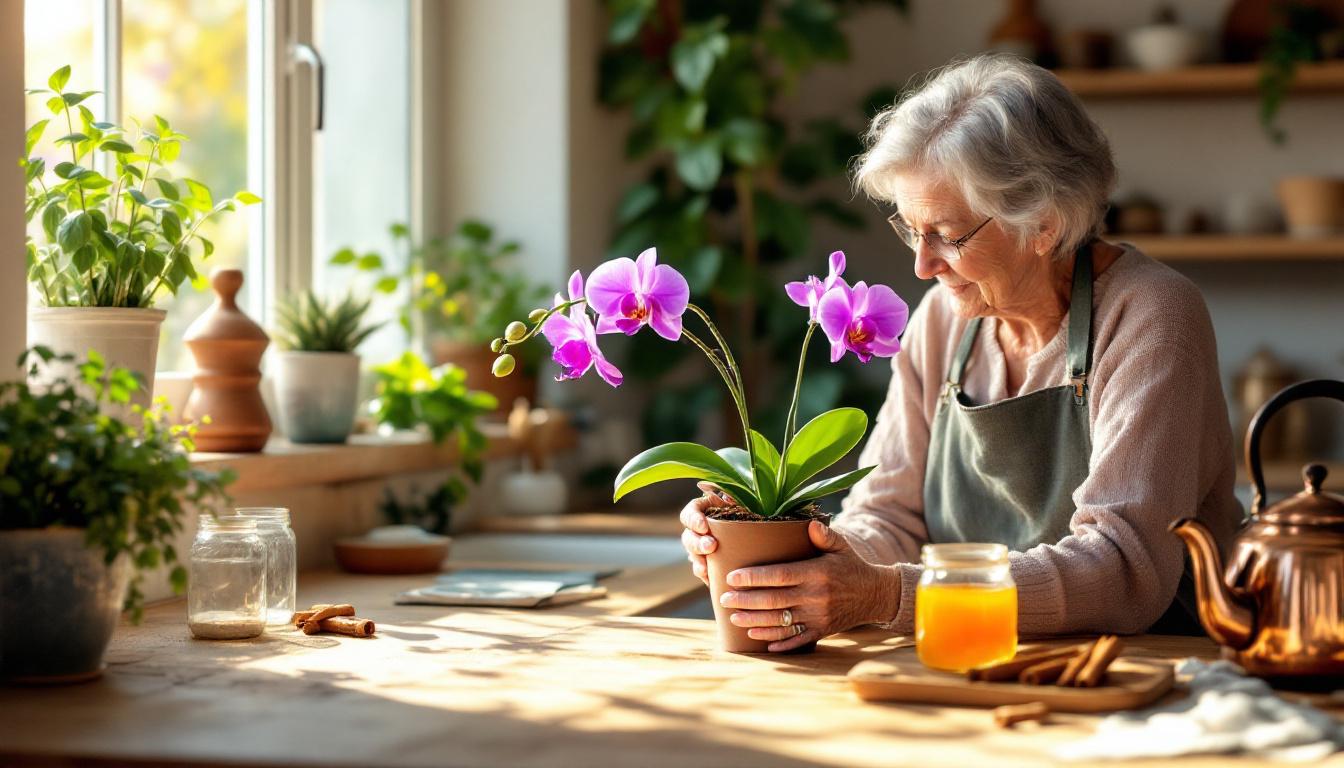 ontdek twee keukeningrediënten die je orchideeën nieuw leven inblazen en ze weer prachtig laten bloeien.
