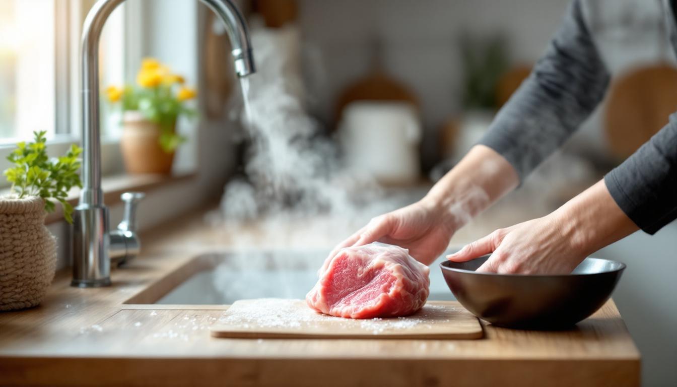 ontdek twee effectieve methodes om vlees snel en veilig te ontdooien. bespaar tijd en behoud de smaak met onze praktische tips.