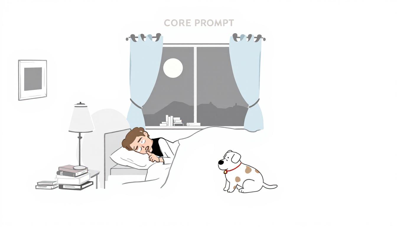 ontdek waarom je hoofd vlak voor het inslapen vaak begint te overdenken en leer effectieve tips om je gedachten tot rust te brengen voor een betere nachtrust.