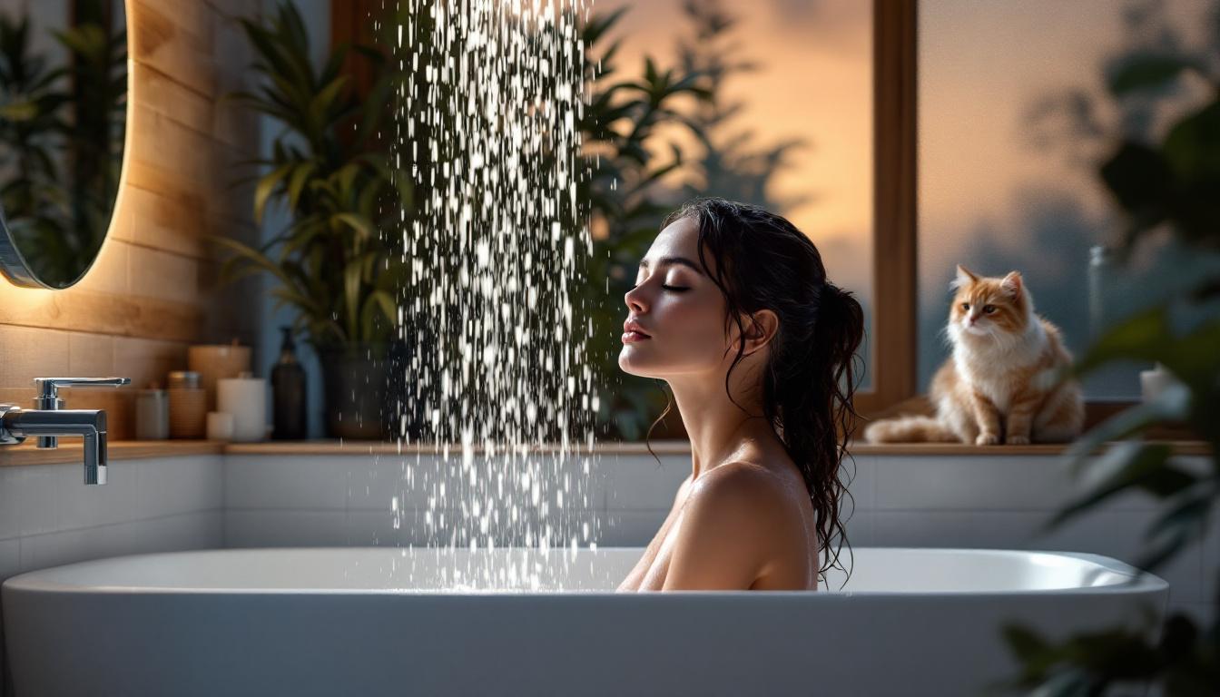 ontdek waarom het beter is om 's avonds te douchen volgens de psychologie en hoe het je ontspanning en slaap kan verbeteren.