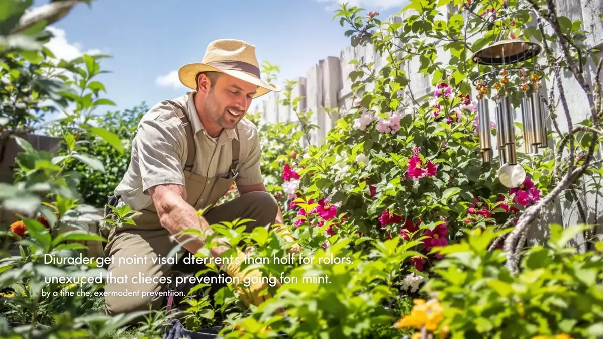 Een heel eenvoudig middel is vaak al genoeg om knaagdieren uit de tuin te weren