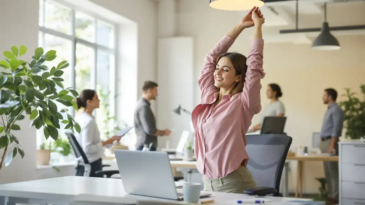 Deze eenvoudige reflex voorkomt rugpijn na een dag zitten