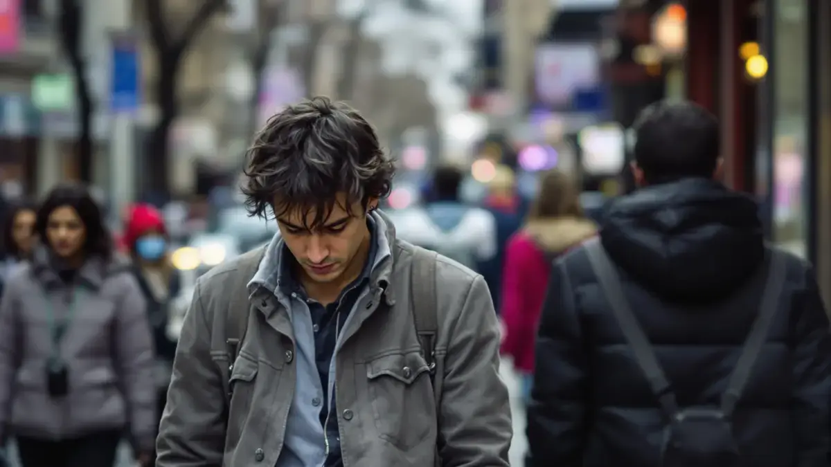 Wat het betekent om altijd met je hoofd naar beneden te lopen volgens de psychologie