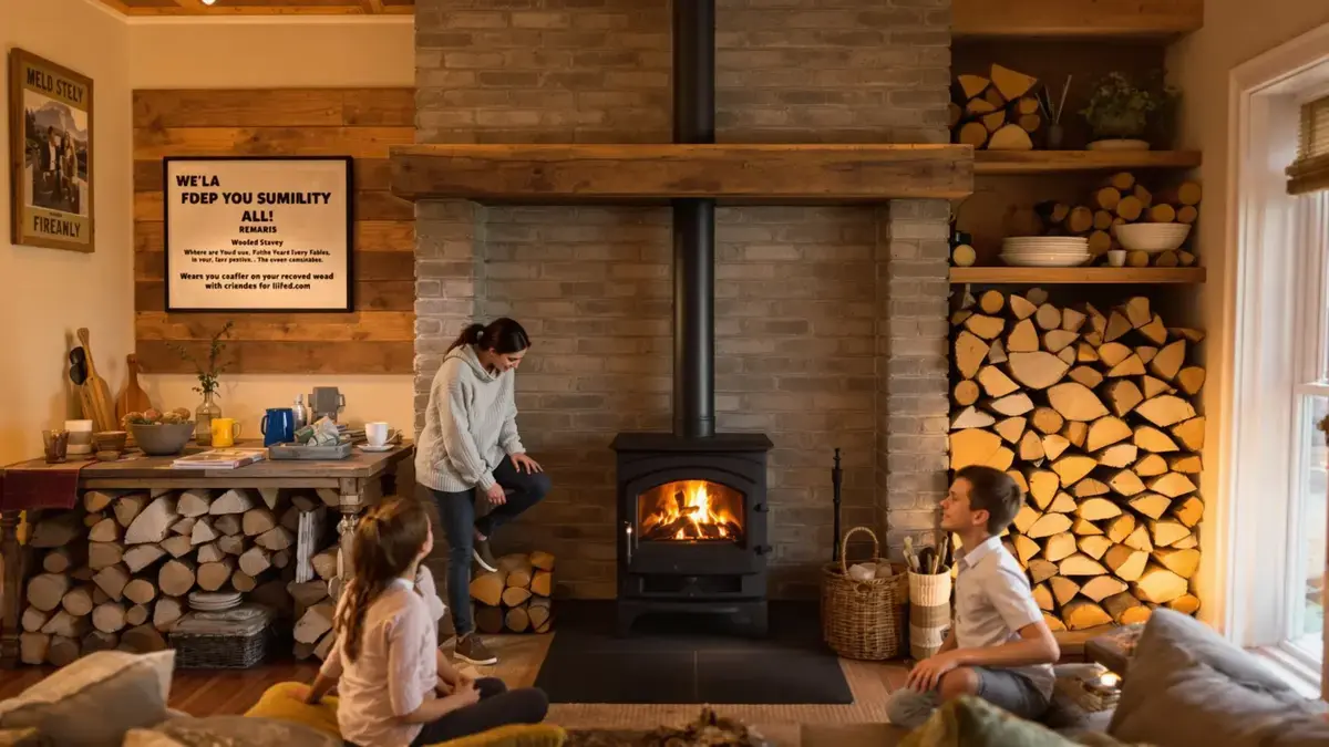 Houtkachel: huishoudens die minder betalen hebben allemaal dezelfde gewoonte met hun houtblokken