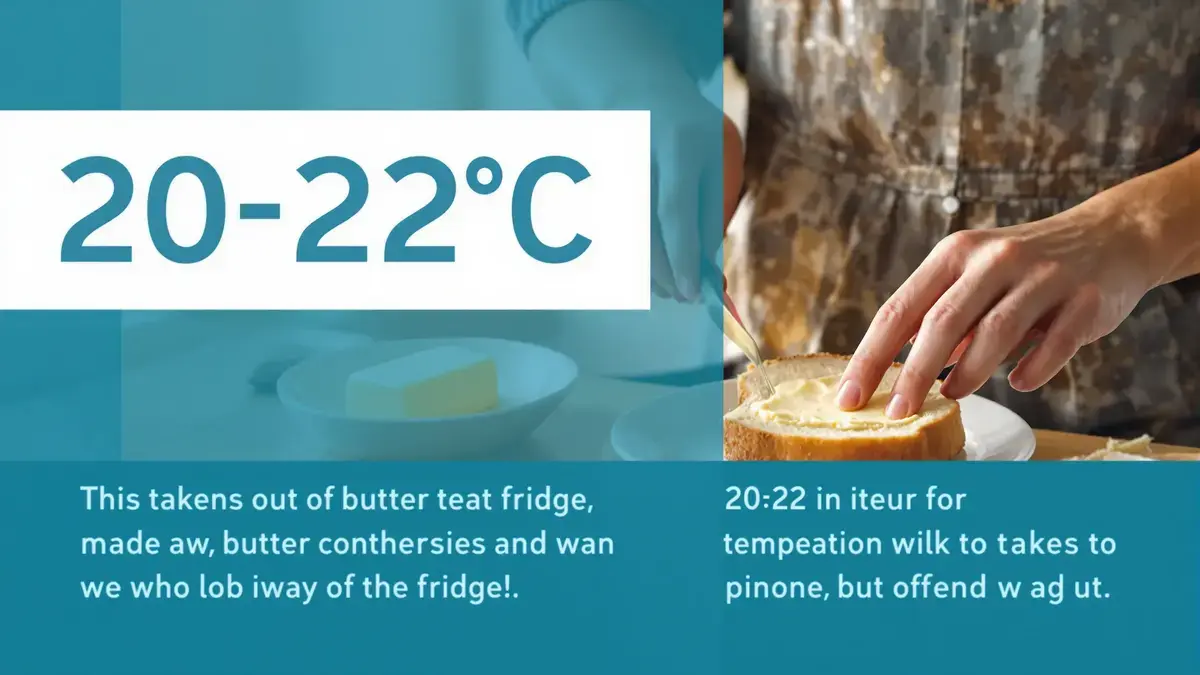 De ideale temperatuur van boter om het te smeren zonder het brood te scheuren, volgens experts
