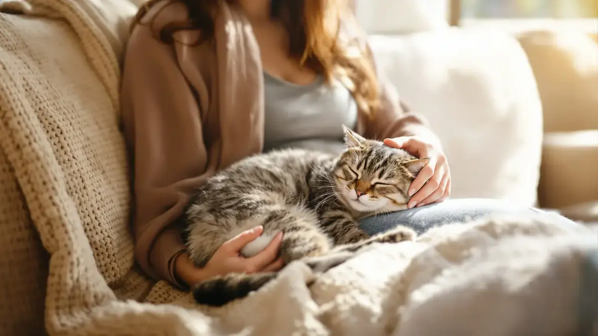 Als je kat op je in slaap valt, is dat nooit toevallig: dit is waarom