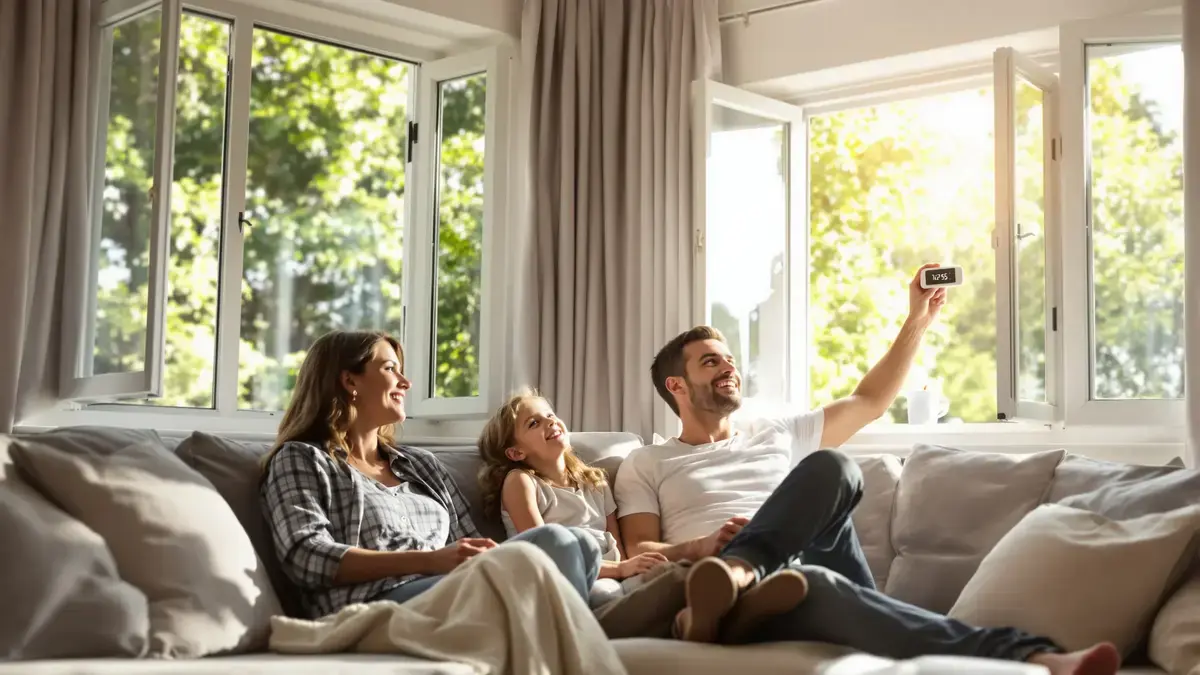 Klaag niet over uw elektriciteitsrekening als u uw huis op het verkeerde moment ventileert.