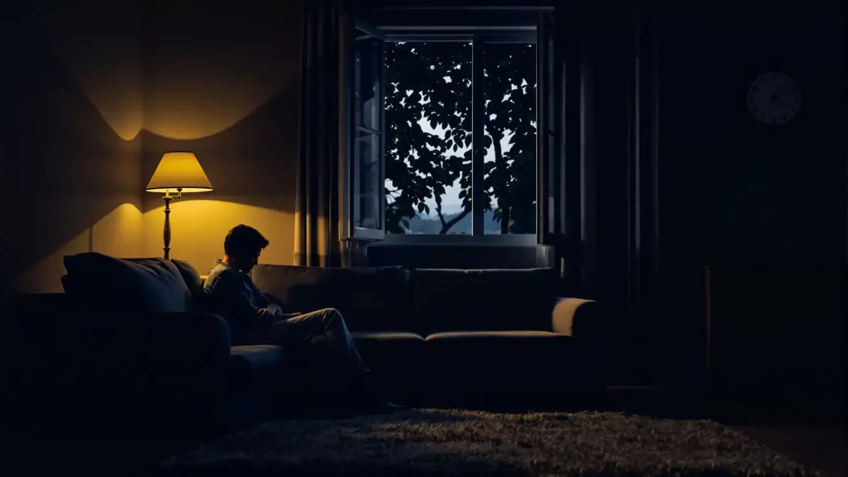 Een langdurige stilte ’s avonds kan mentale spanning vergroten in plaats van verlichten