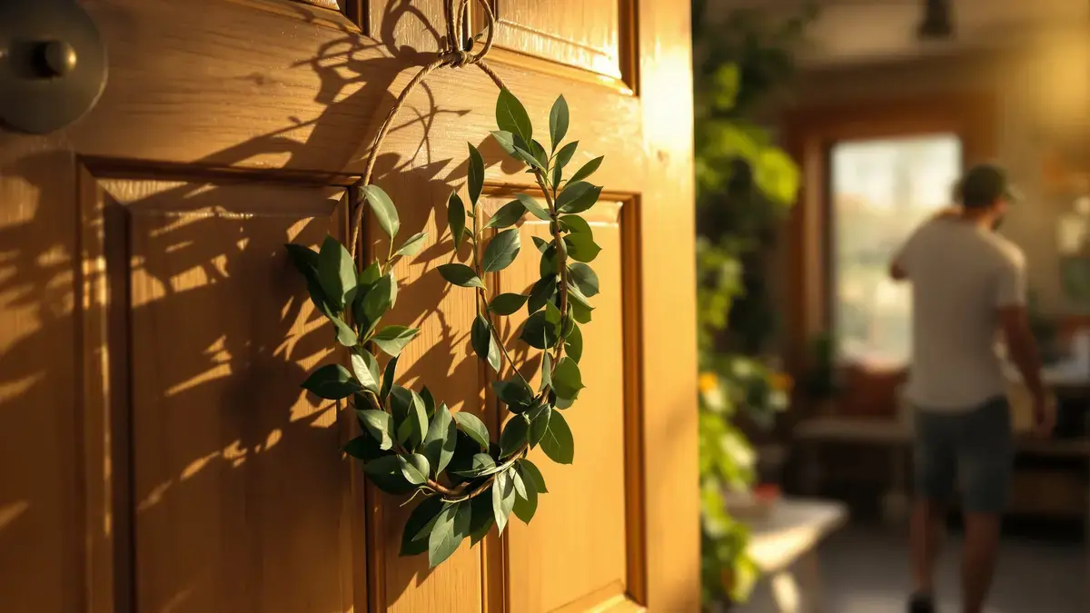 Wat het laurierblad dat aan een deur hangt in sommige culturen echt symboliseert
