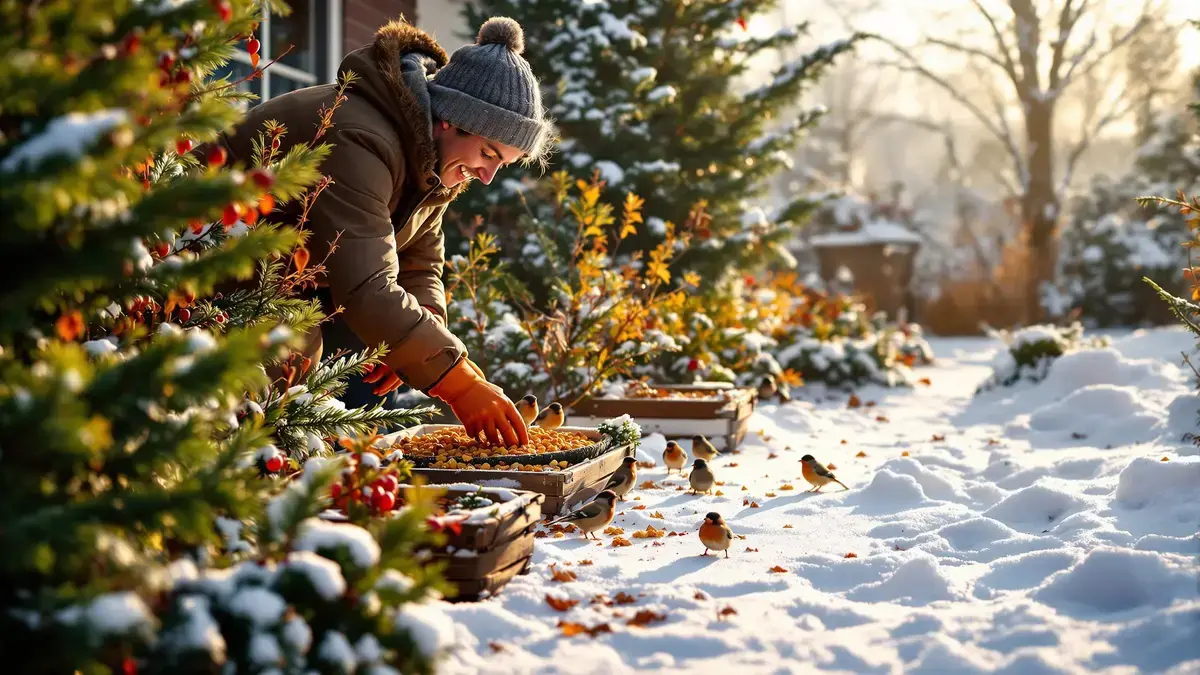 Een onopvallend gebaar in de tuin vergroot de overlevingskansen van de fauna in de winter