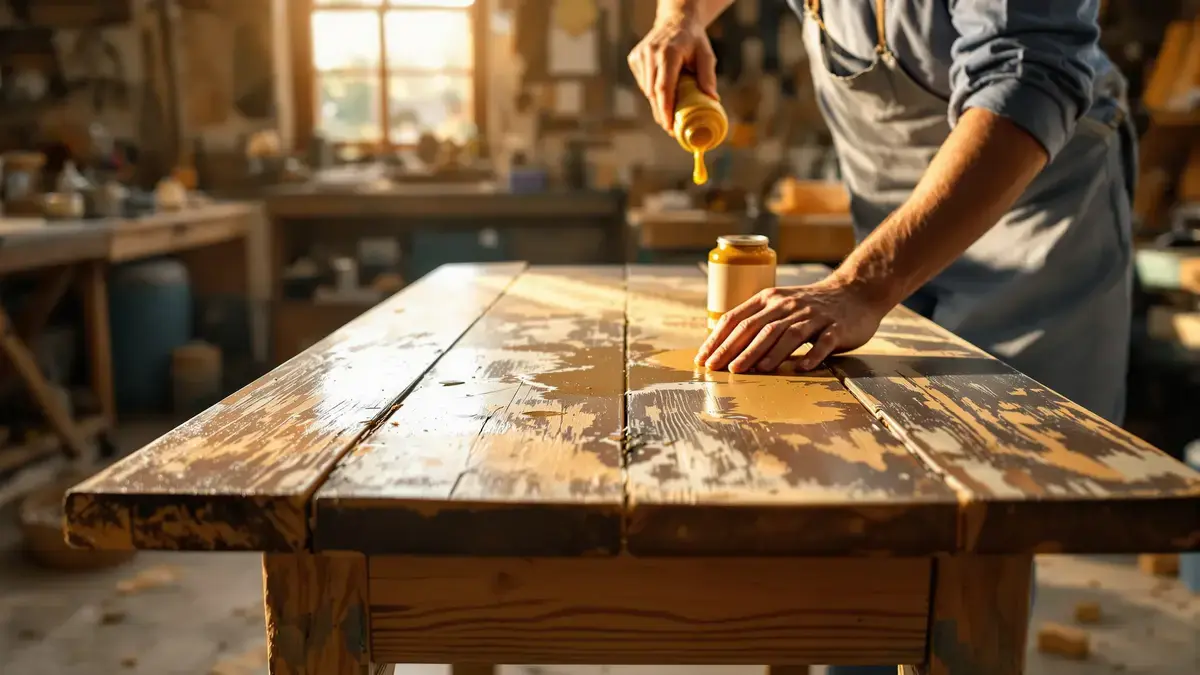 Deze eenvoudige methode geeft oud hout een tweede leven zonder het te ontlakken