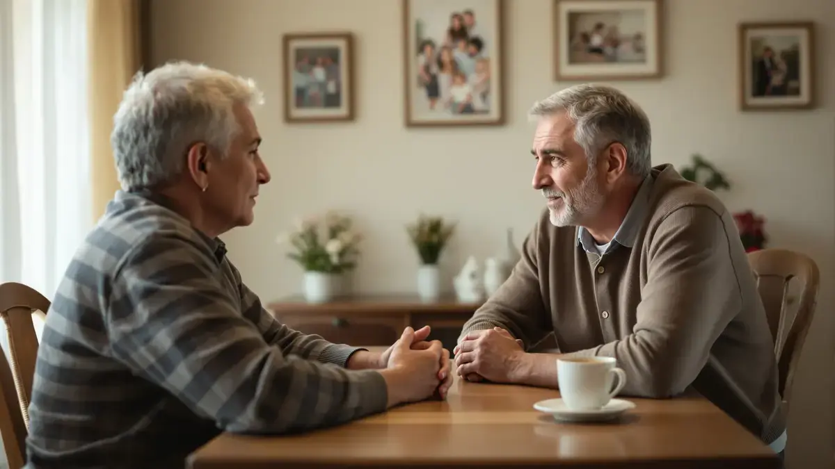 Ouders en volwassen kinderen: ogenschijnlijk onschuldige gesprekken die uiteindelijk een onzichtbare afstand creëren