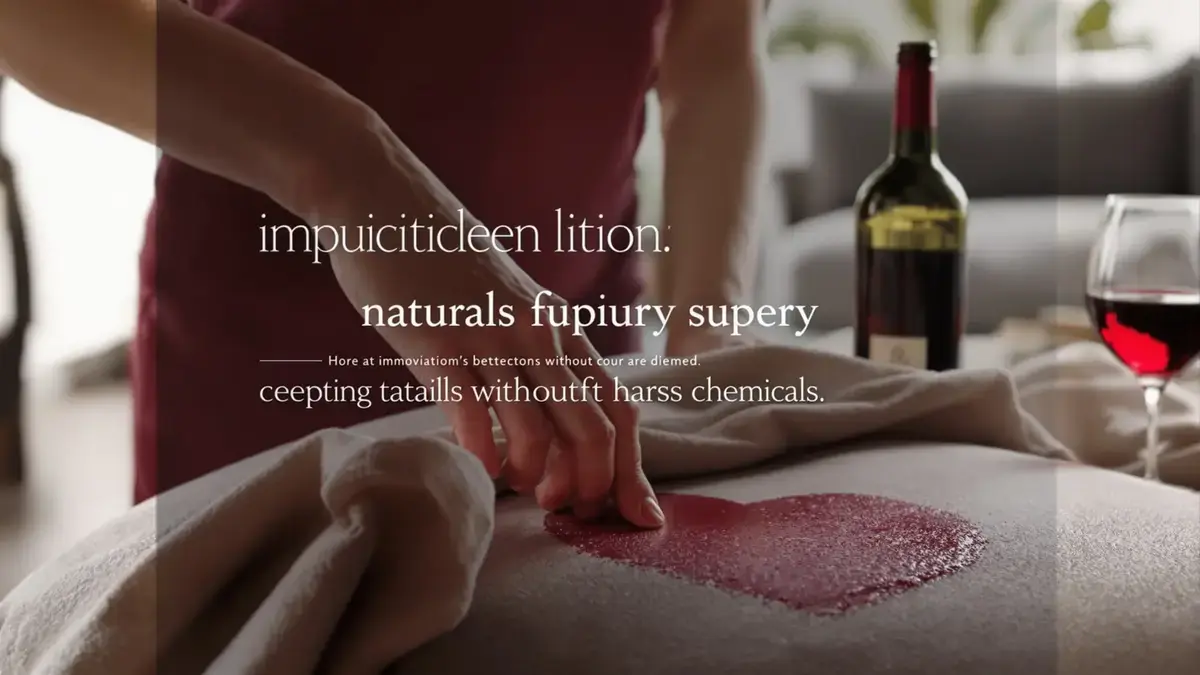De professionele techniek die rode wijn verwijdert zonder chemische middelen