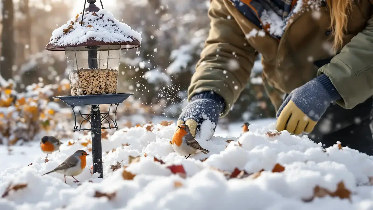Roodborstjes in de winter: deze onmisbare schoonmaakbeurt vóór januari zodat ze blijven