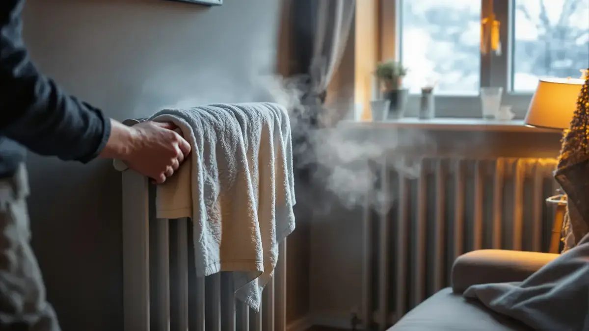 Wat je moet weten voordat je de truc met een natte theedoek op de radiator midden in de winter uitprobeert