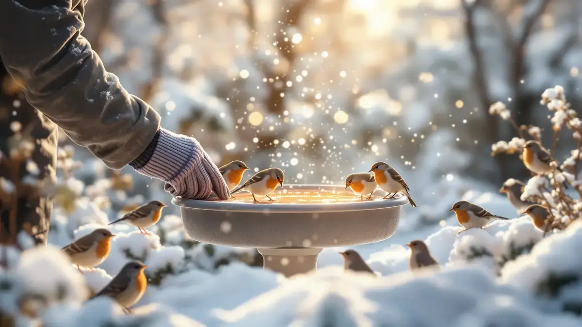 Als het water bevriest, wordt deze gratis tip van levensbelang voor tuinvogels