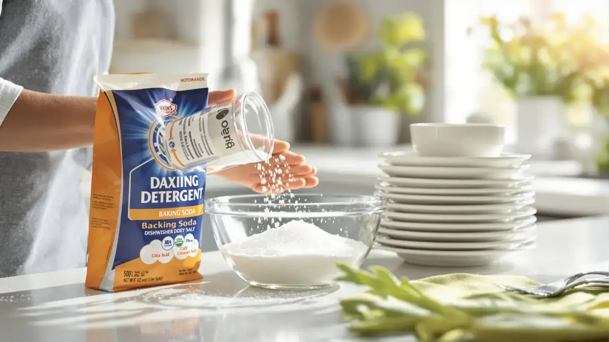 Je hoeft geen vaatwastabletten te kopen: dit zelfgemaakte mengsel wast beter en kost veel minder