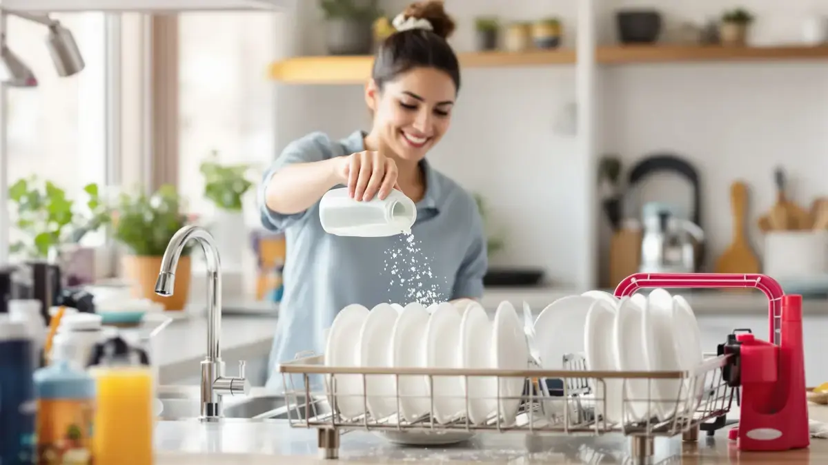 Zout toevoegen aan afwasmiddel lost dit keukenprobleem op waar iedereen last van heeft