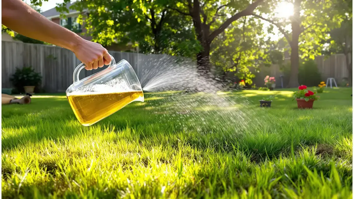 Verzwakt gazon: bier veroorzaakt een verrassend effect in de bodem