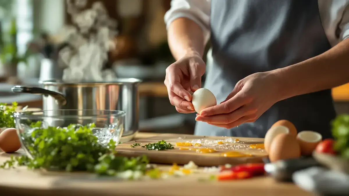 Eieren gemakkelijk pellen: de eenvoudige tip die koks al lange tijd gebruiken
