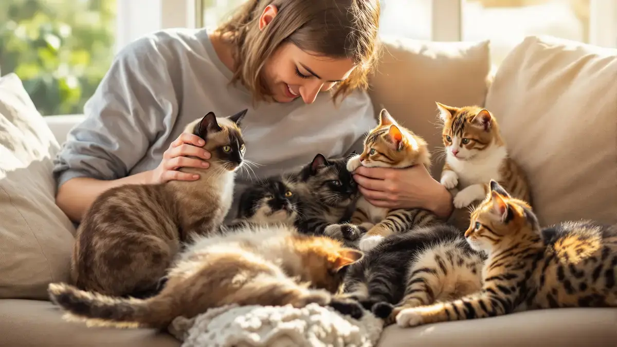 Zeer gehechte katten: 5 rassen bekend om hun uitzonderlijke trouw