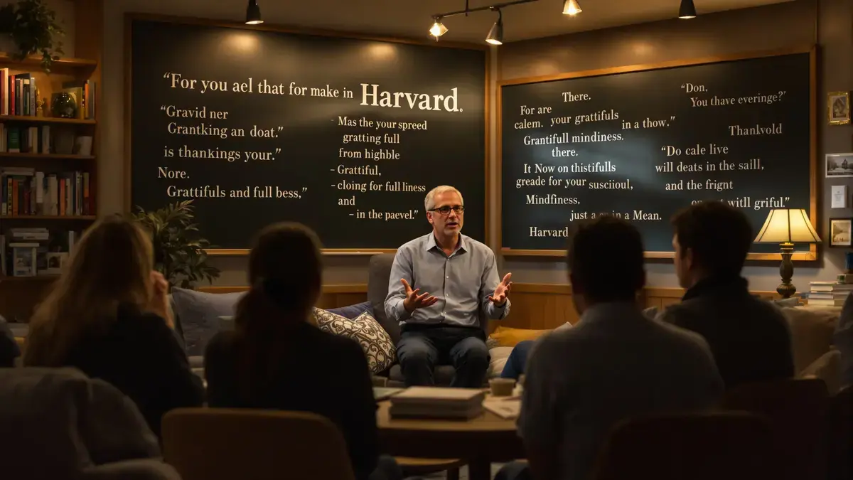 Harvards geluksprofessor onthult wat zijn innerlijke leegte beëindigde