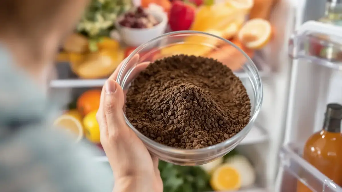 Koelkast: koffiedik absorbeert geuren waar anderen falen