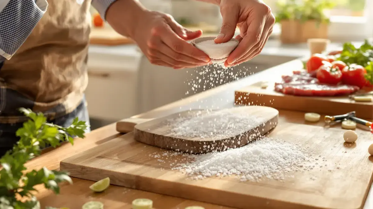 Snijplanken: zout werkt sneller tegen bacteriën dan je zou denken