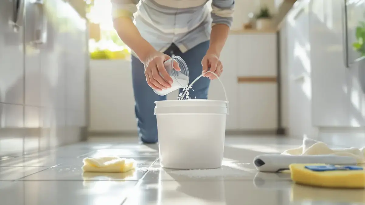 Vloerreiniging: waarom zout toevoegen aan water het reinigen van vloeren effectiever maakt
