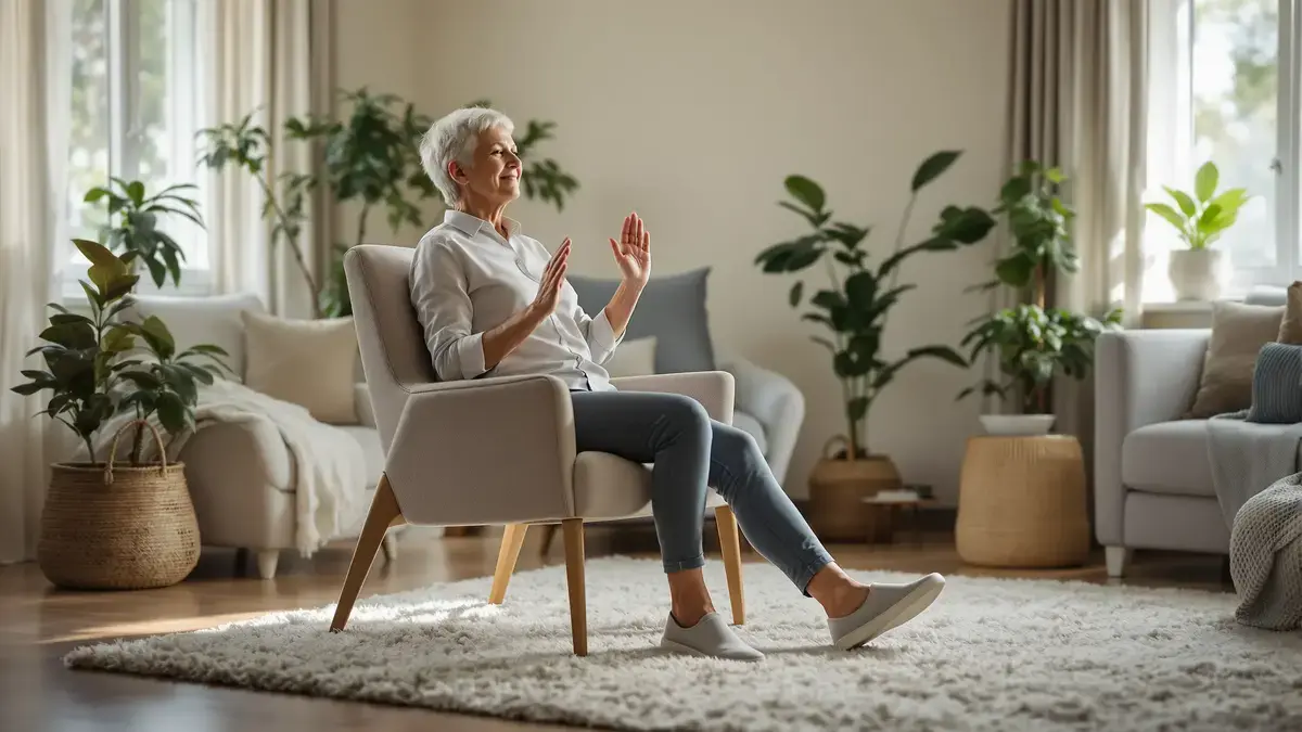 Op mijn 52e heeft deze zachte stoeloefening mijn dagelijkse energie ingrijpend veranderd